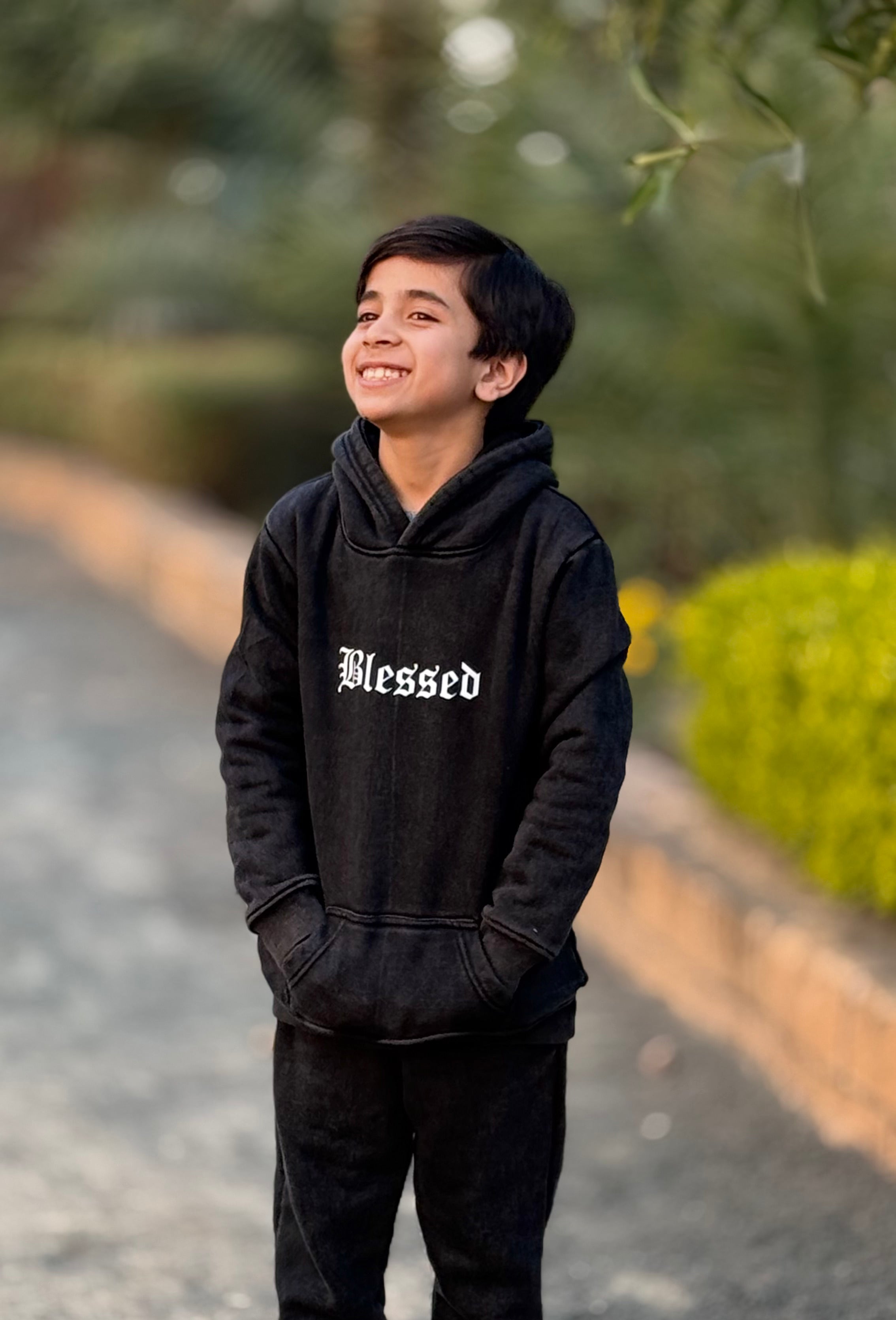 Stylish Boys Acid Wash Fleece Tracksuit (4-12 Years) | Premium Kids Winter Collection