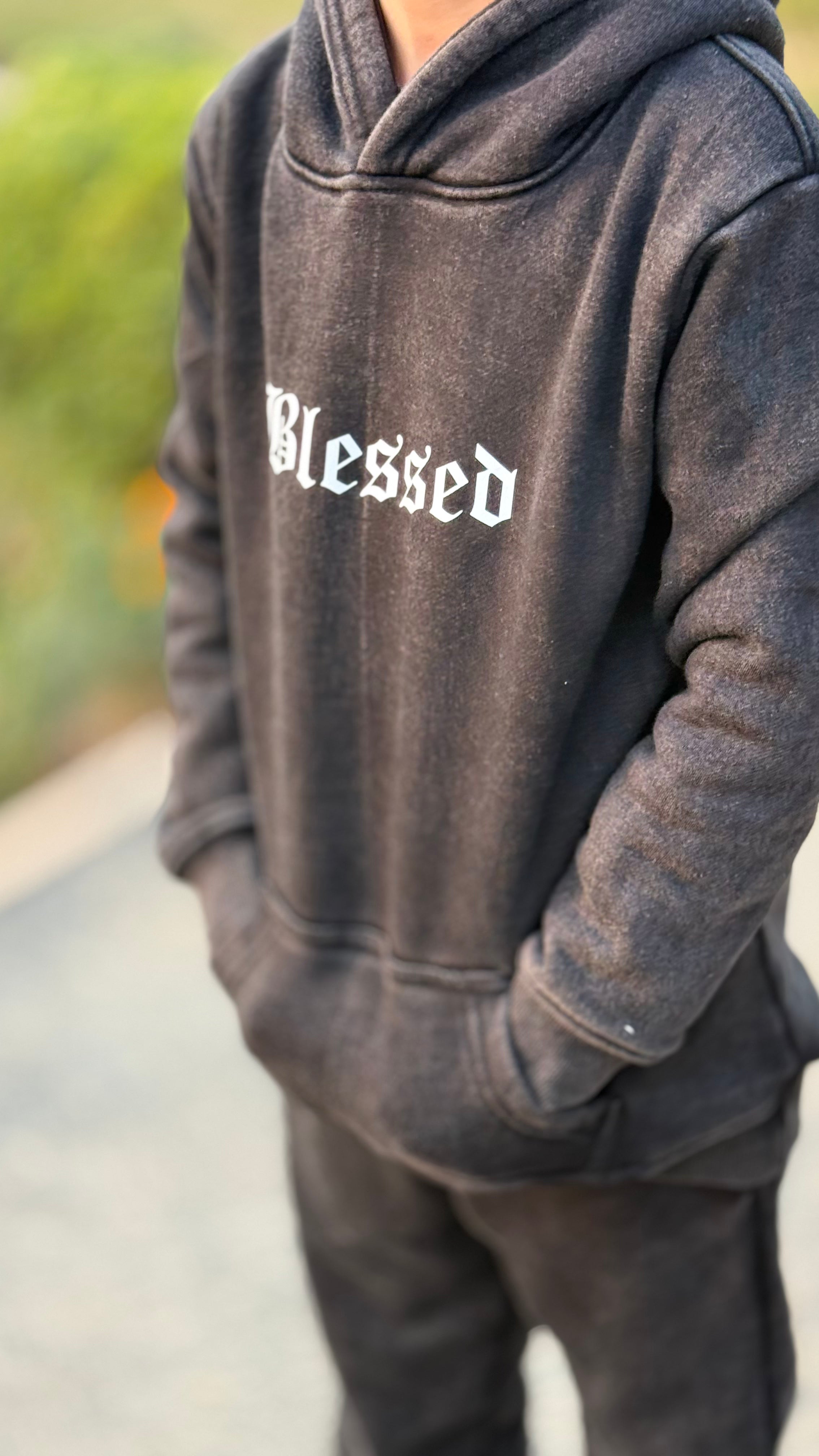 Stylish Boys Acid Wash Fleece Tracksuit (4-12 Years) | Premium Kids Winter Collection